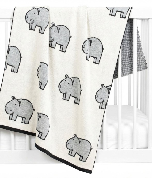 Couverture plaid en coton...