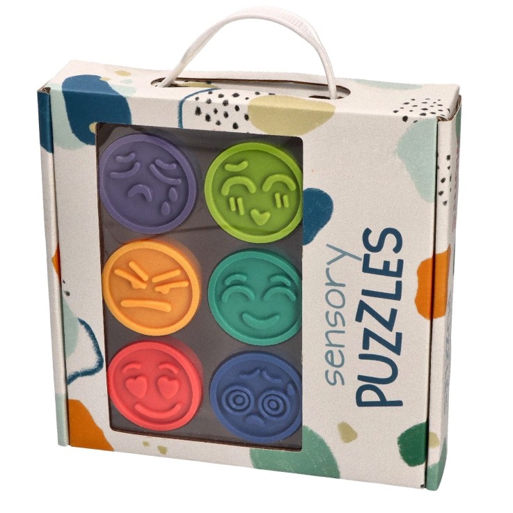 Jouet d'éveil Montessori – Puzzles sensoriels émotions