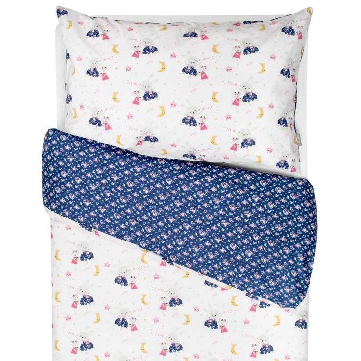 Parure de lit réversible en coton, Fairy Flore