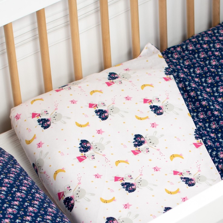 Parure de lit réversible en coton, Fairy Flore