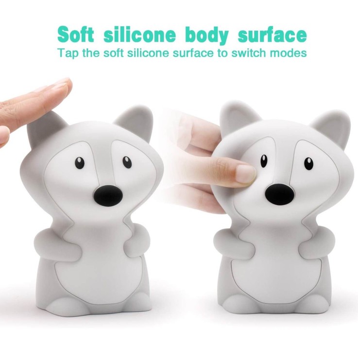 Veilleuse lumineuse avec télécommande, Renard