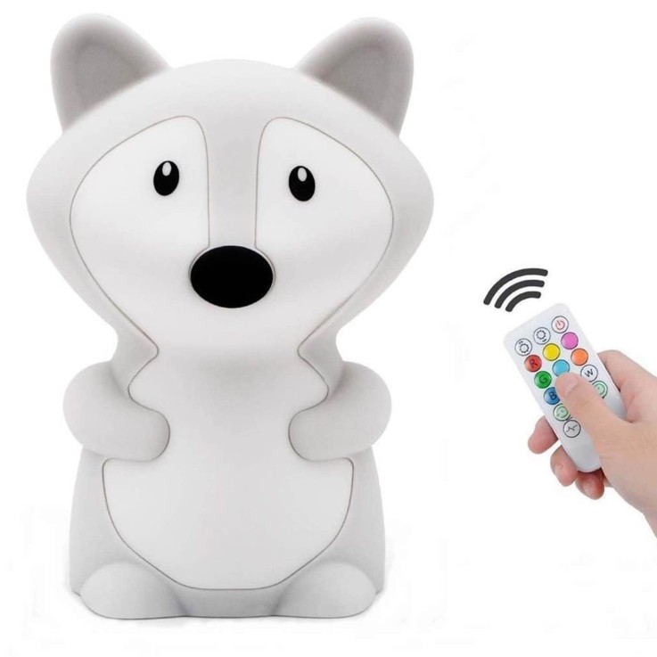 Veilleuse lumineuse avec télécommande, Renard