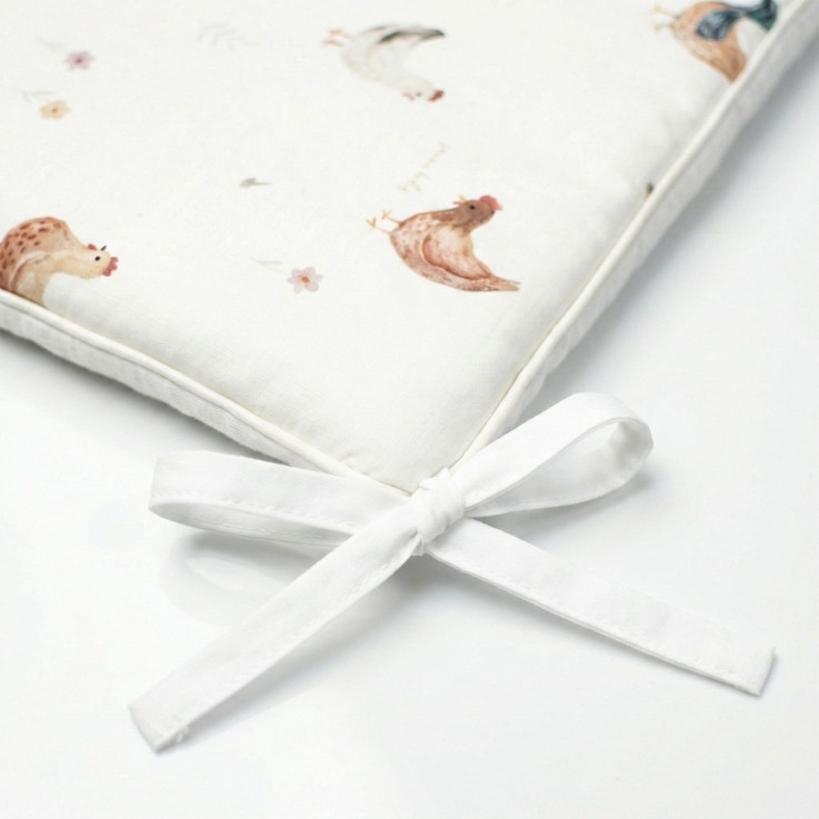Tour de lit universel en gaze de coton, GALLINA