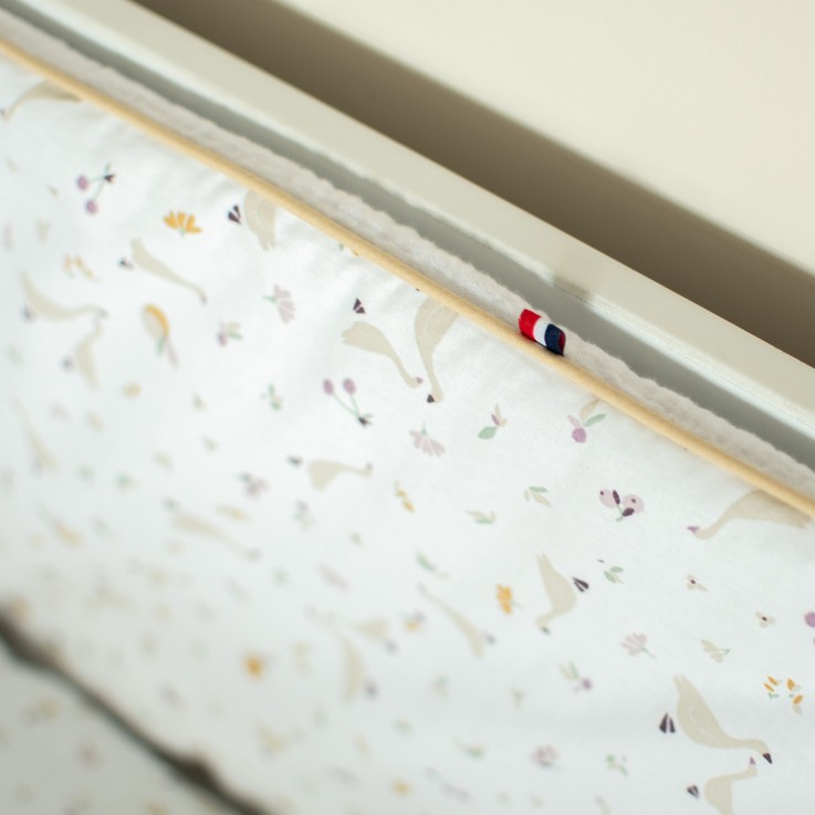 Tour de lit universel en gaze de coton, Sidonia