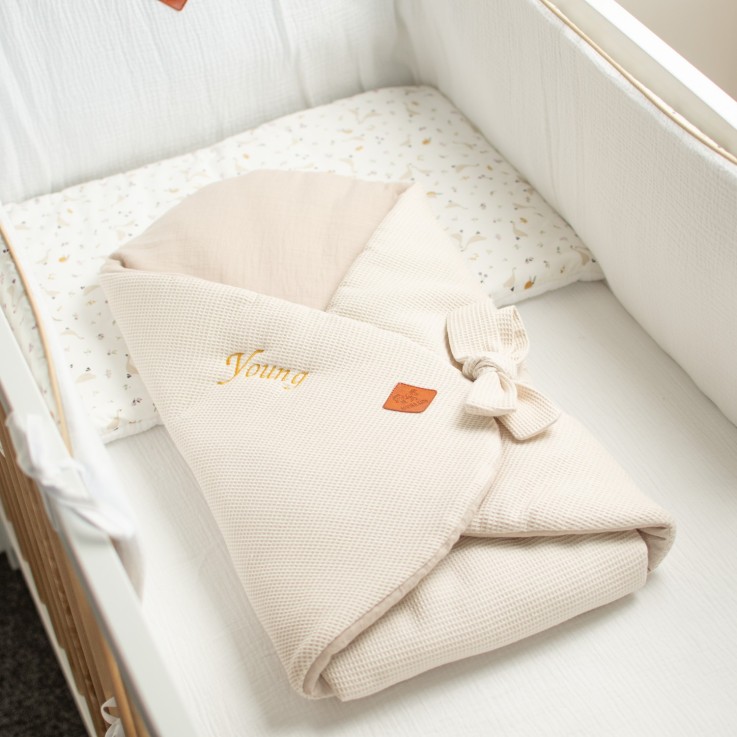 Tour de lit universel en gaze de coton, Sidonia