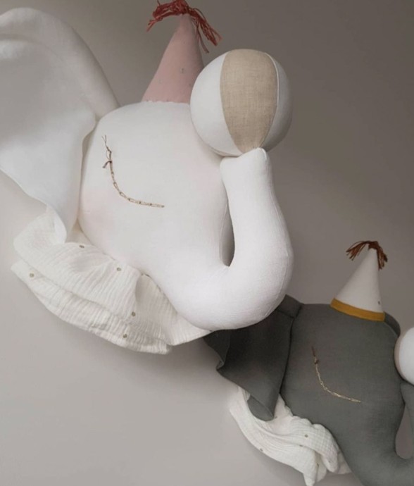 Trophée mural Éléphant en...