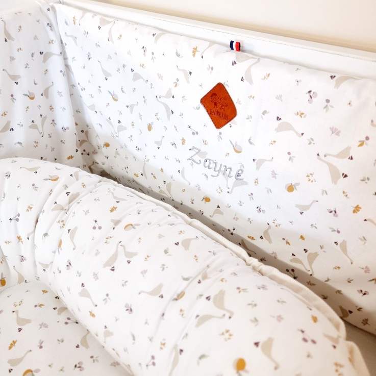 Tour de lit universel et déhoussable, Sidonia