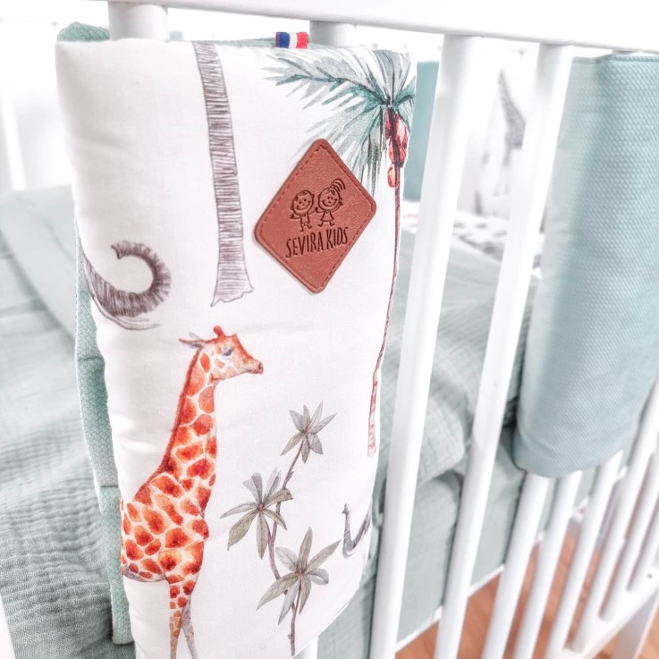 Tour de lit modulable et réversible, Safari