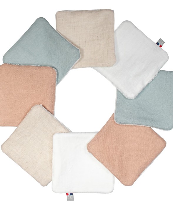 Lingettes bébé lavables en...