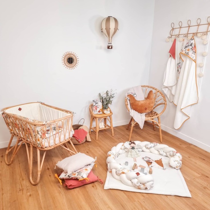 Lingettes bébé lavables en 100% coton 8 pièces, Néo Vintage