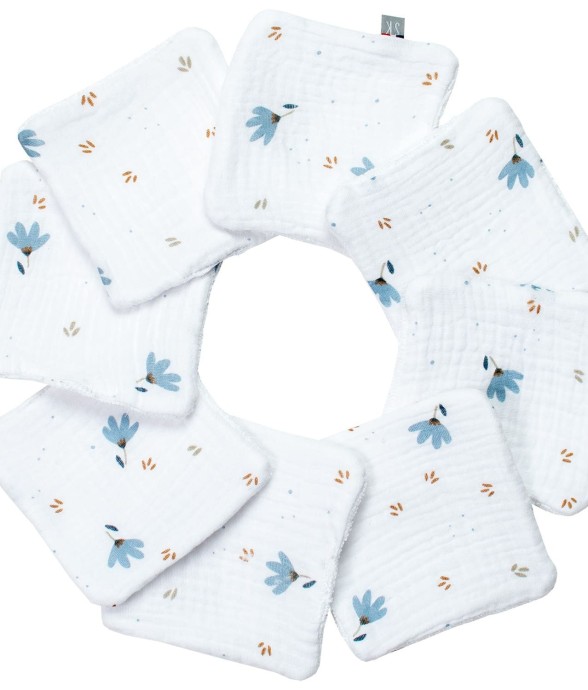 Lingettes bébé lavables 8...