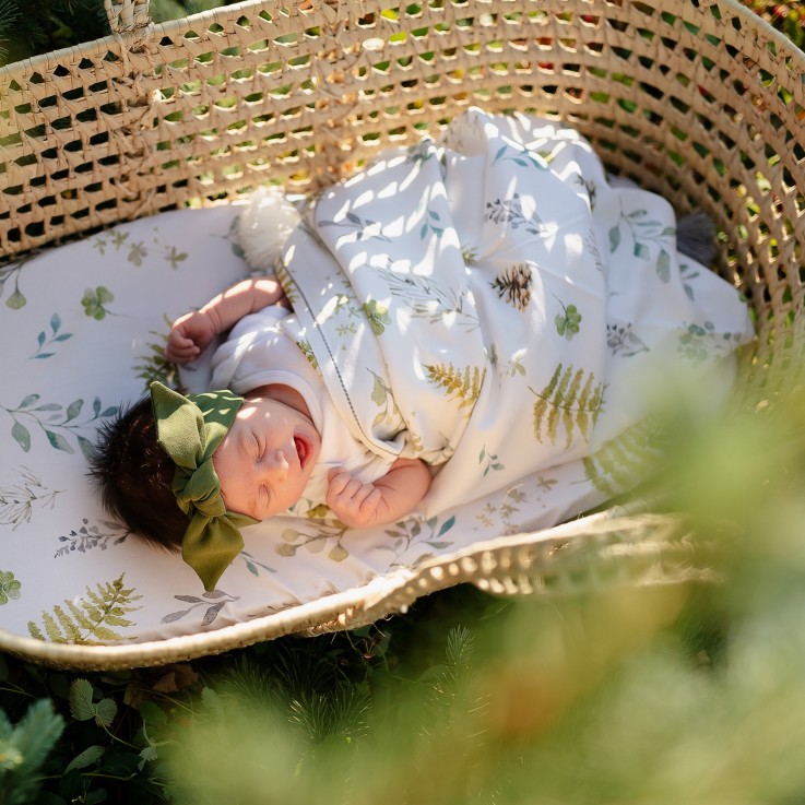 Lot de 2 langes en bambou, NATURA