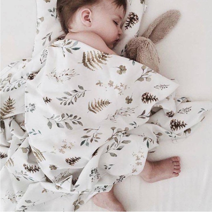 Lot de 2 langes en bambou, NATURA