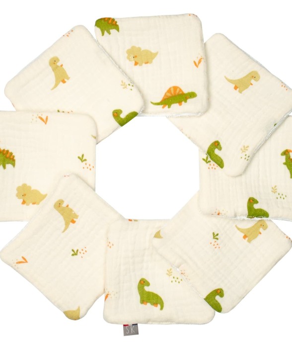 Lingettes bébé lavables 8...