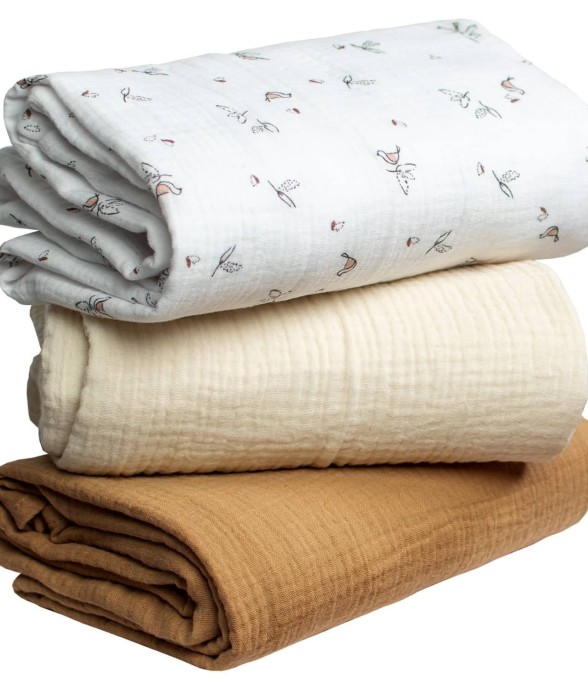 Lot de 3 maxi langes,...