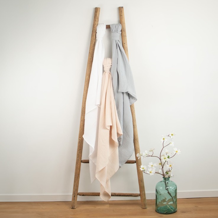 Lot de 3 maxi langes en gaze de coton