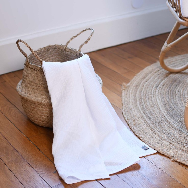 Lot de 3 maxi langes en gaze de coton