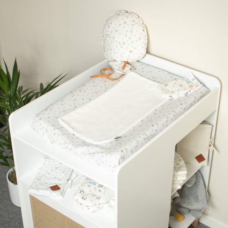 Set housse de matelas à langer + tapis de change, Sidonia