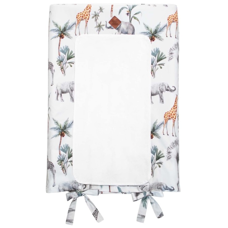 Housse de matelas à langer + tapis de change, Safari