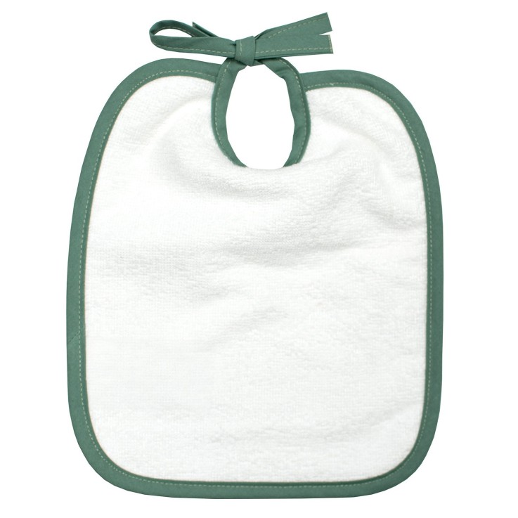 Bavoir à nouer en coton et bambou, Safari