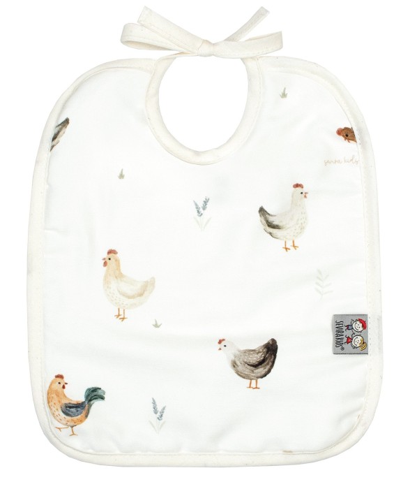 Bavoir à nouer en coton,...