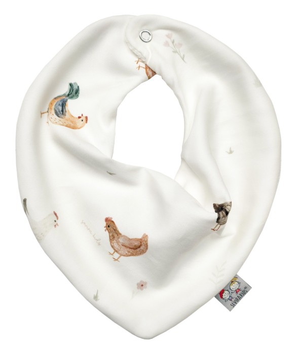 Bavoir bandana en coton,...