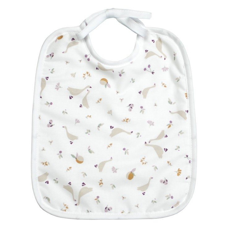 Bavoir à nouer en coton et bambou, Sidonia