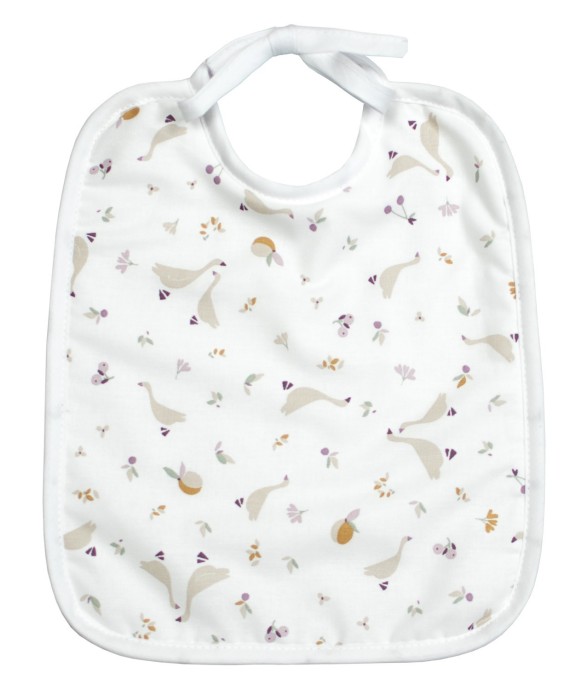 Bavoir à nouer en coton et...