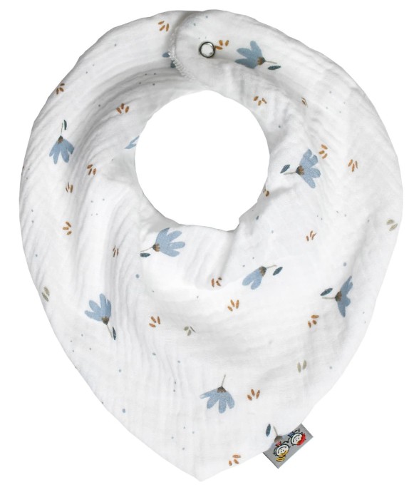 Bavoir bandana en coton,...