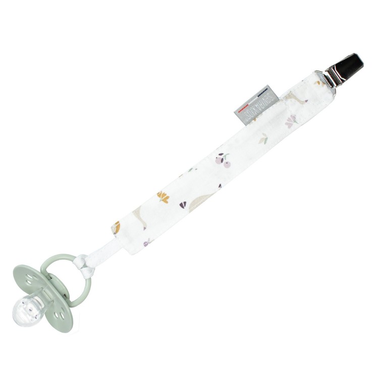 Attache tétine  en coton, Sidonia