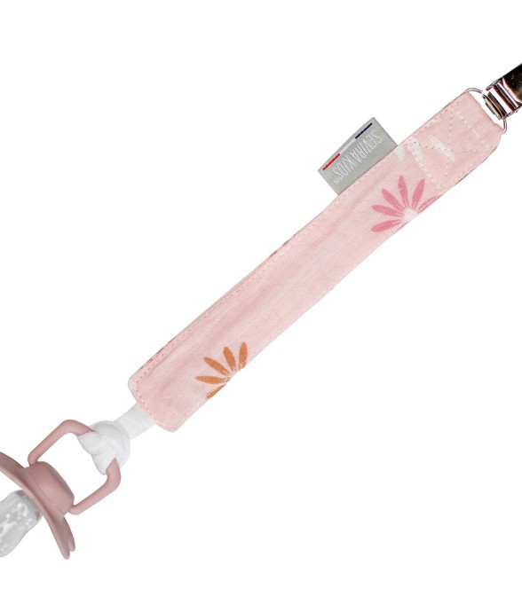 Attache tétine  en gaze de...