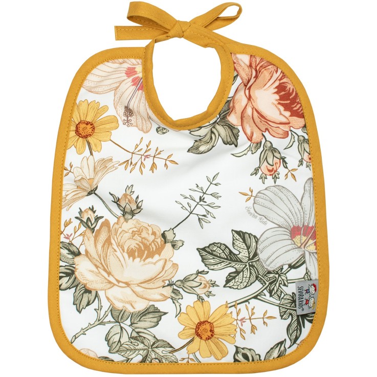 Bavoir à nouer en coton et bambou, Néo Vintage