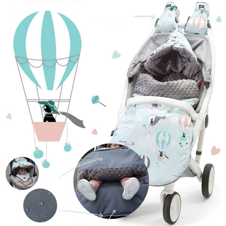 Moufles pour poussette - protège-mains - FANTASY