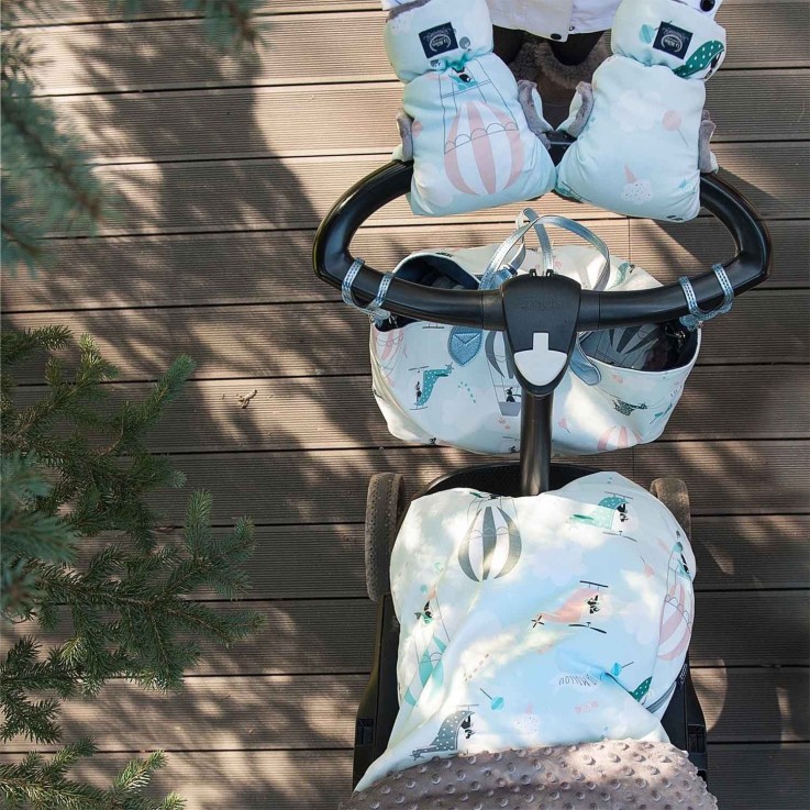 Moufles pour poussette - protège-mains - FANTASY