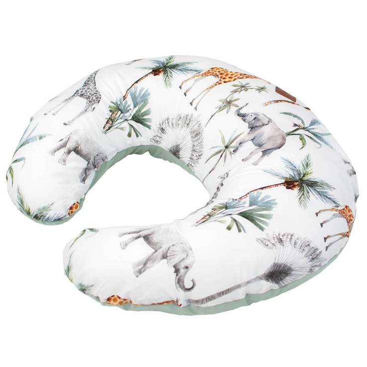 Housse pour coussin d'allaitement ergonomique, Safari