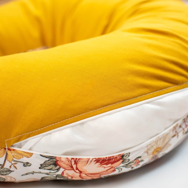 Coussin d'allaitement ergonomique + housse, Néo Vintage
