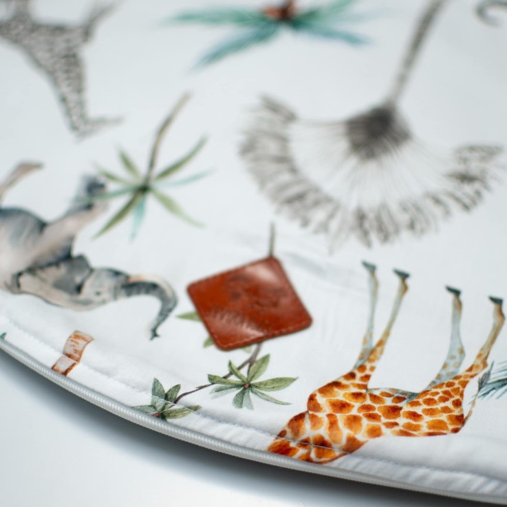 Housse pour coussin de maternité et d'allaitement, Safari