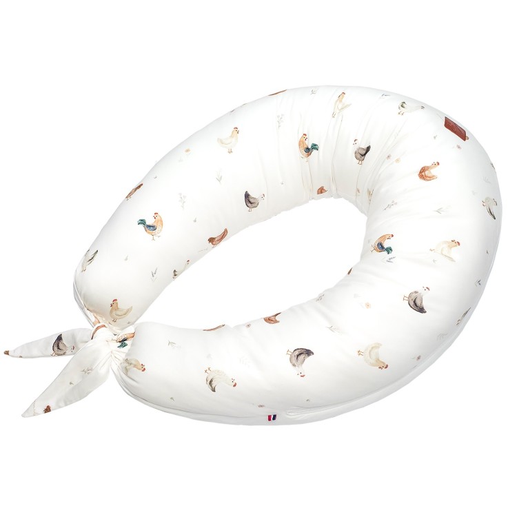 Coussin de maternité et d'allaitement + housse, GALLINA