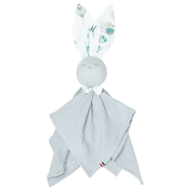 Doudou plat Lapin  Eucalyptus