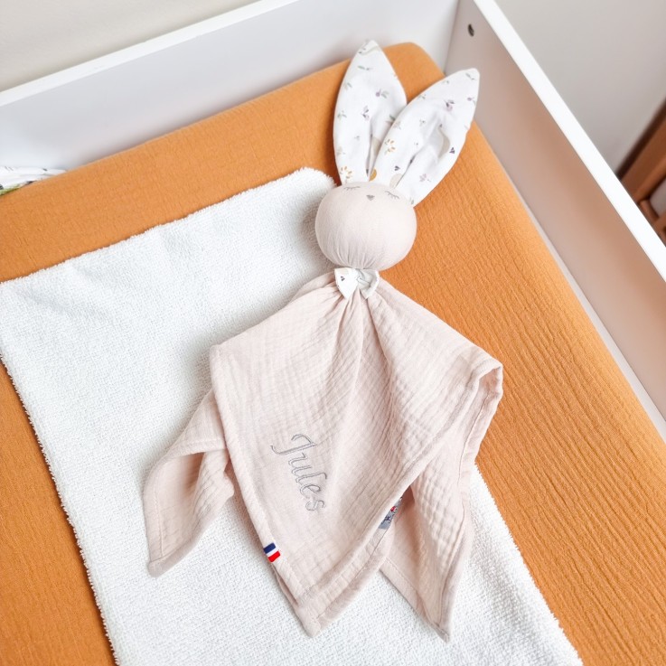 Doudou plat Lapin  Sidonia