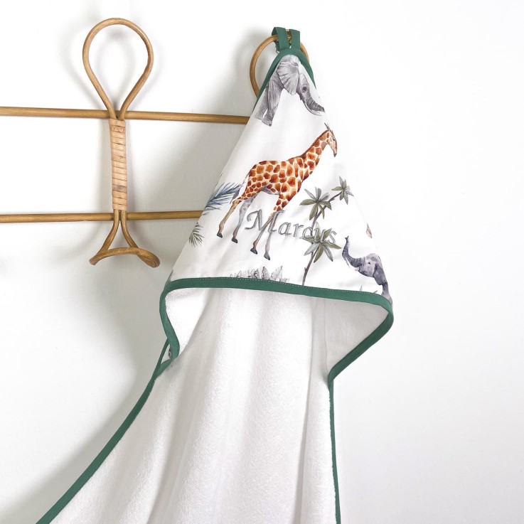 Ma première cape de bain en bambou, Safari