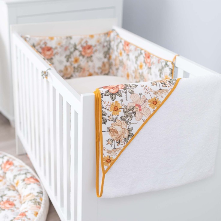 Grande cape de bain en coton et bambou, Néo Vintage