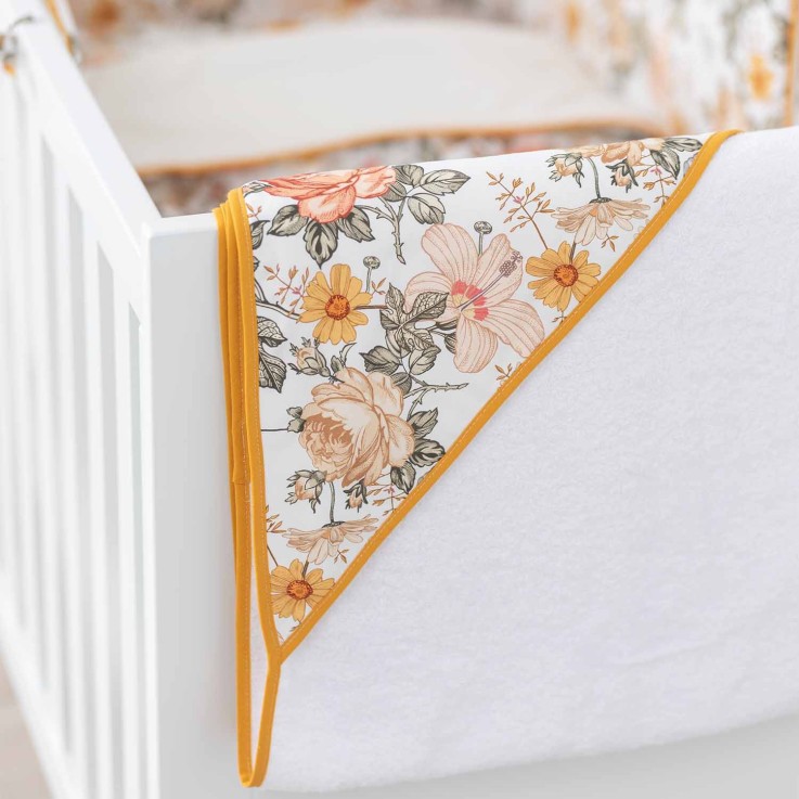 Grande cape de bain en coton et bambou, Néo Vintage