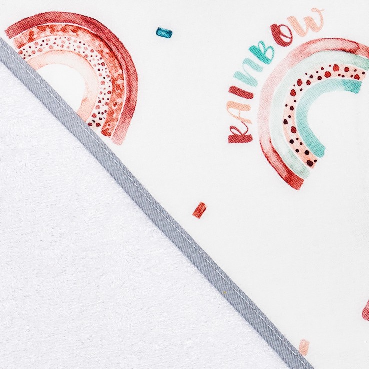 Cape de bain en bambou, RAINBOW