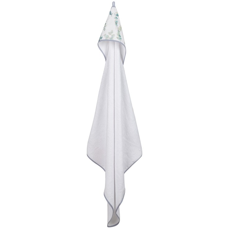 Grande cape de bain en coton et bambou, Eucalyptus