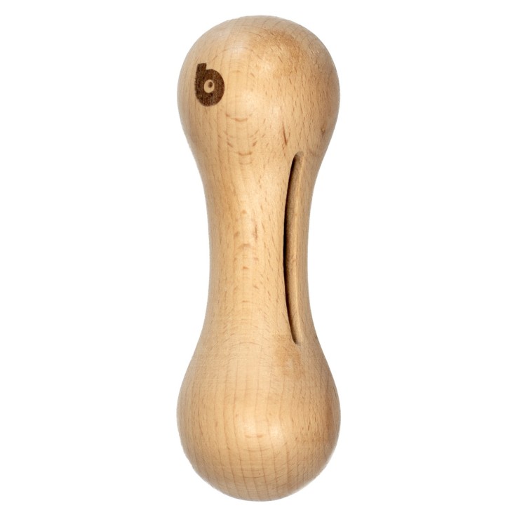 Hochet bois bébé naturel sonore
