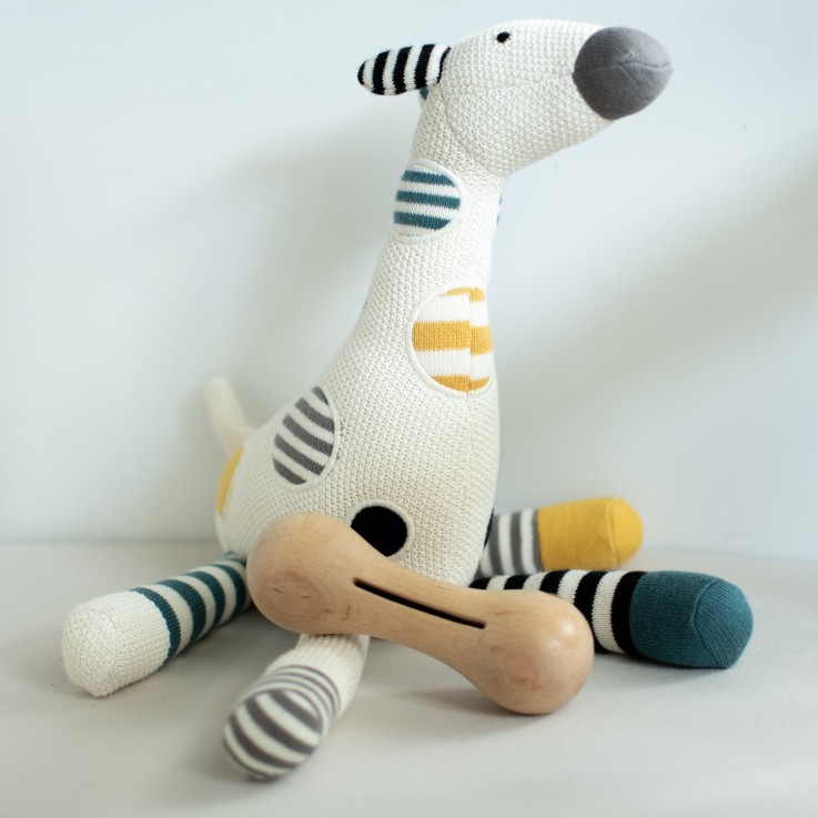 Hochet bois bébé naturel sonore