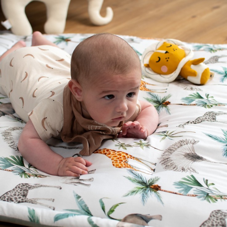 Tapis de parc, tapis d'éveil réversible, Safari