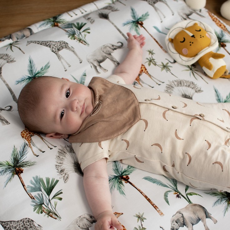 Tapis de parc, tapis d'éveil réversible, Safari