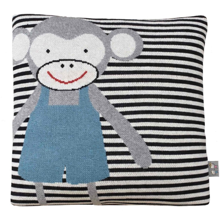 Taie de coussin en coton biologique, SINGE